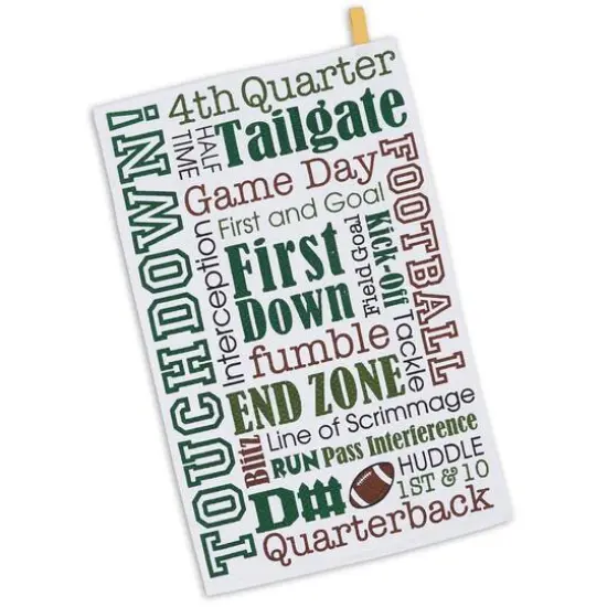 DII&reg; Everything Football Dishtowels, 3ct. {3}