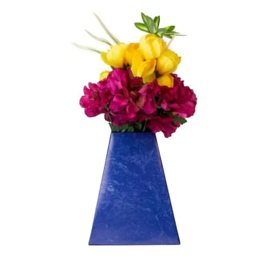 JAM Paper Pop-Up Vase Boxes, 3ct. Blue Marble {3}