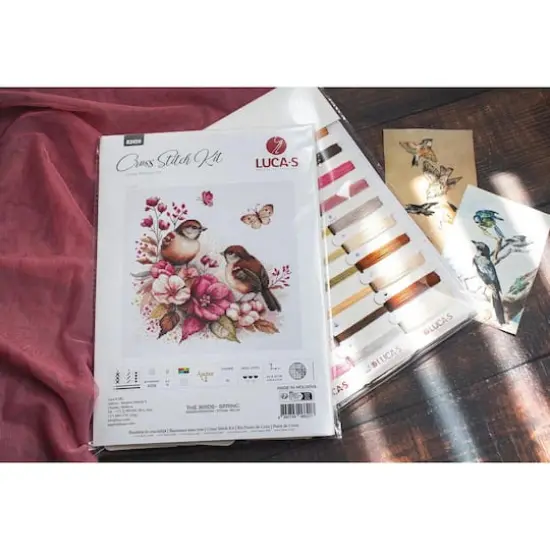 Luca-S The Birds - Spring Counted Cross Stitch Kit {5}