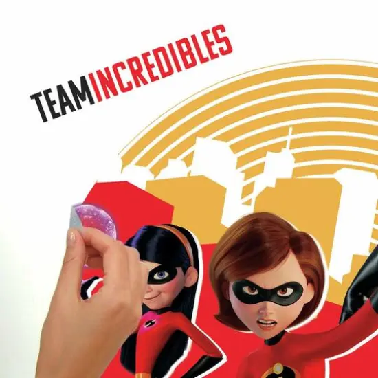RoomMates Incredibles 2 Peel & Stick Giant Wall Decals {5}