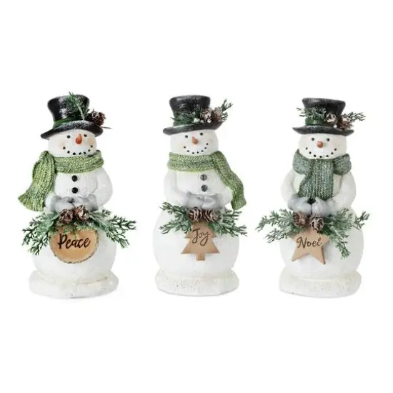8.25" Snowman Tabletop Accent, 3ct. {1}