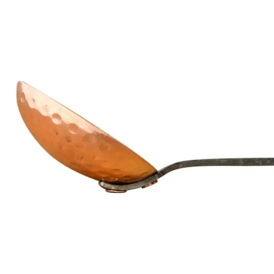 Hello Honey&reg; Hammer-Textured Copper Ladles with Smooth Handles Set {6}