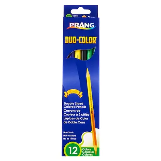 Prang&reg; Duo Colored&trade; Pencils, 12 Packs of 12 Colors {3}