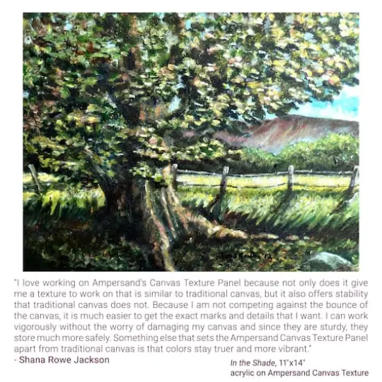 Ampersand&trade; The Artist Panel&trade; 4" x 4" Cradled Primed Wood Panel {5}