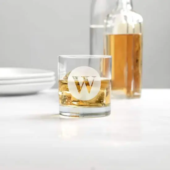 Hortense B. Hewitt Co. Engraved Drinking Glass M {4}