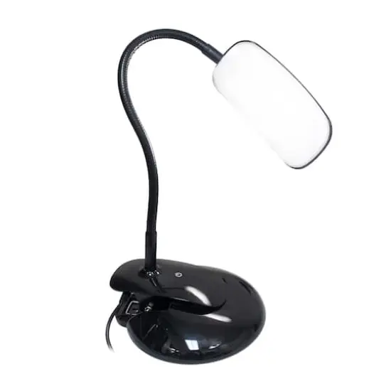 Simple Designs Flexi LED Rounded Clip Light Black {12}
