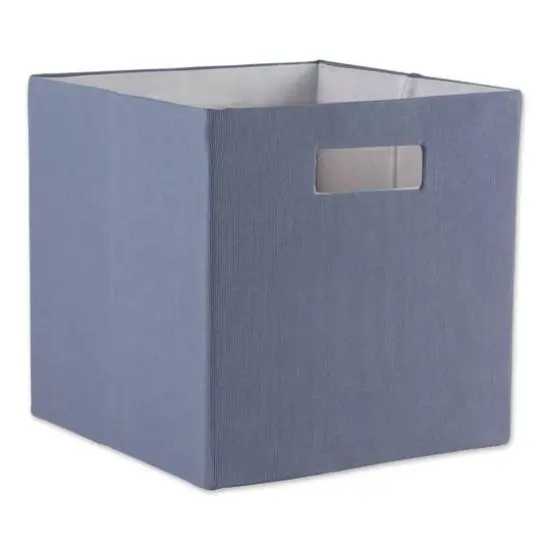DII&reg; 11" Polyester Solid Storage Cube Mint {2}