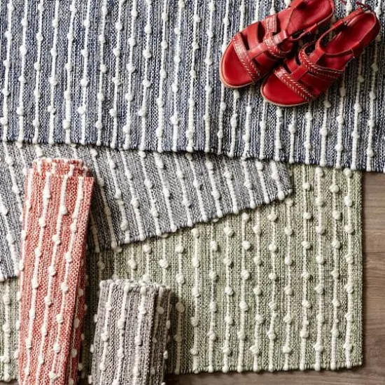 DII&reg; Mineral Gray Recycled Cotton Loop Rug, 2ft. x 3ft. {8}