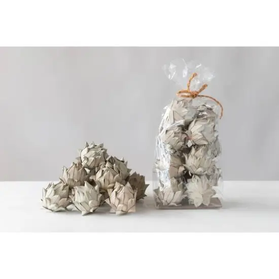 Hello Honey&reg; 3" Handmade Dried Natural Palm Leaf Artichokes, 13ct. {3}