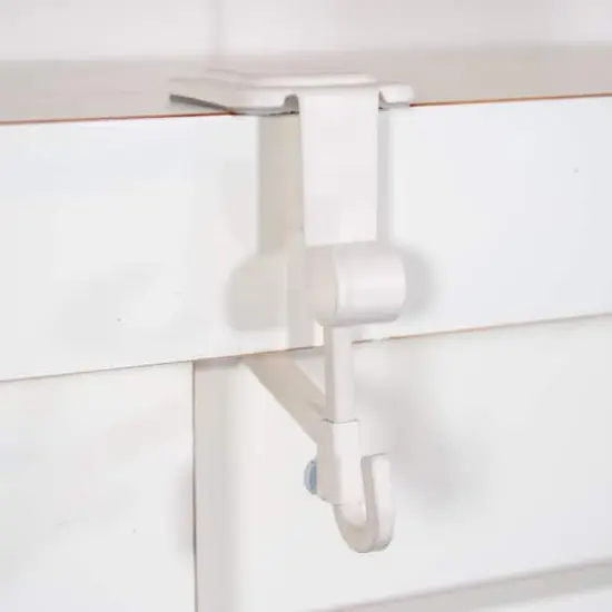 Village Lighting Mantel Garland & Stocking Hanger, 3ct. White {7}