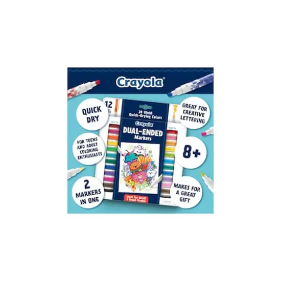 Crayola&reg; Dual-Ended Doodle Markers, 12ct. {9}