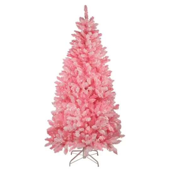 7ft. Pre-Lit Artificial Christmas Tree, Clear Lights {4}