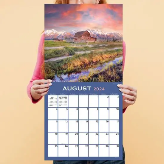 TF Publishing 2024 Barns Wall Calendar {6}