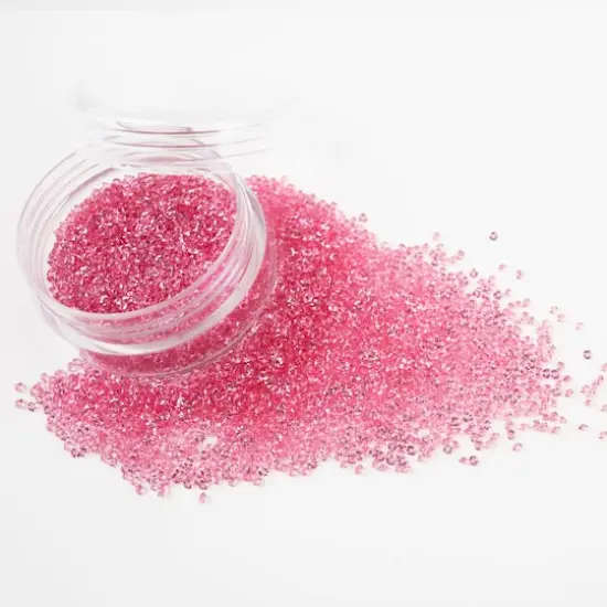 1.2mm Glass Micro Rhinestones by Bead Landing&trade;, 0.7oz. Rose {5}