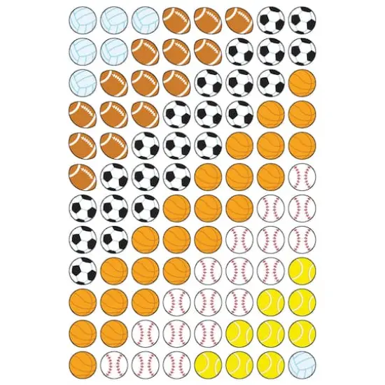 Trend Enterprises&reg; Sports Balls superShapes&reg; Stickers, 800ct. {3}