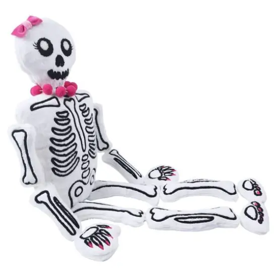 36" Skeleton with Pink Bow Accent Pillow by Ashland&reg; {3}
