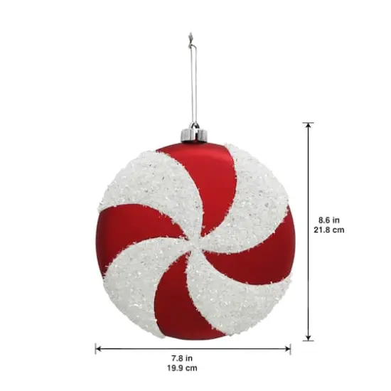8.5" Jumbo Peppermint Shatterproof Ornament by Ashland&reg; {3}