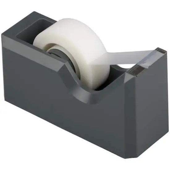 JAM Paper Stapler, Tape Dispenser & Pen Holder Trio Kit Gray {5}