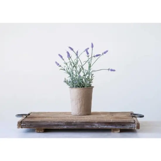 Hello Honey&reg; 13.5" Faux Lavender Plant in Paper Pot {4}