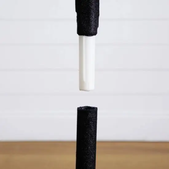 4ft. Pre-Lit Artificial Halloween Spider Twig Tree with 48 Purple LED Lights {10}