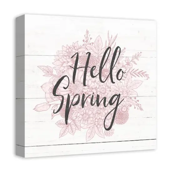 Hello Spring Canvas Art  {3}