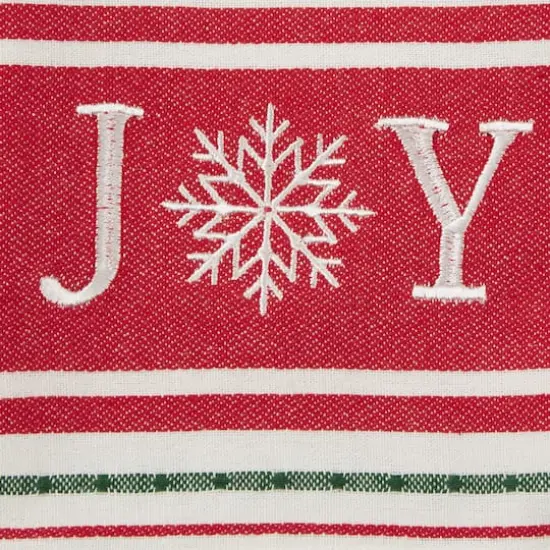 DII&reg; Assorted Joy Snowflake Dishtowel Set {5}