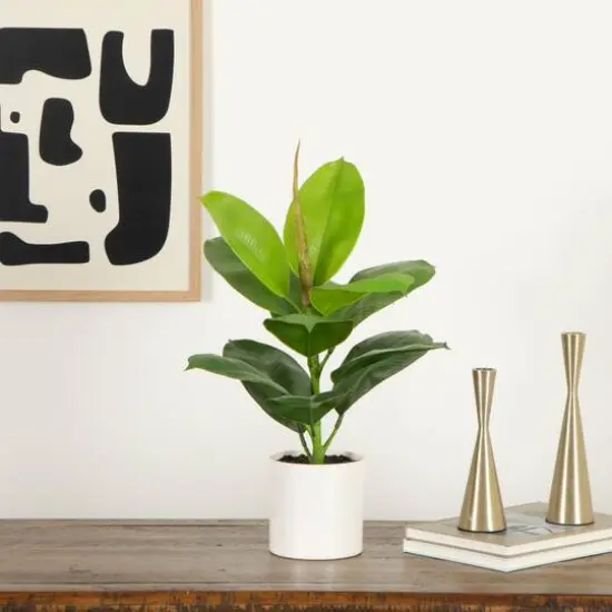 20in. Artificial Fiddle Leaf Fig Plant {8}