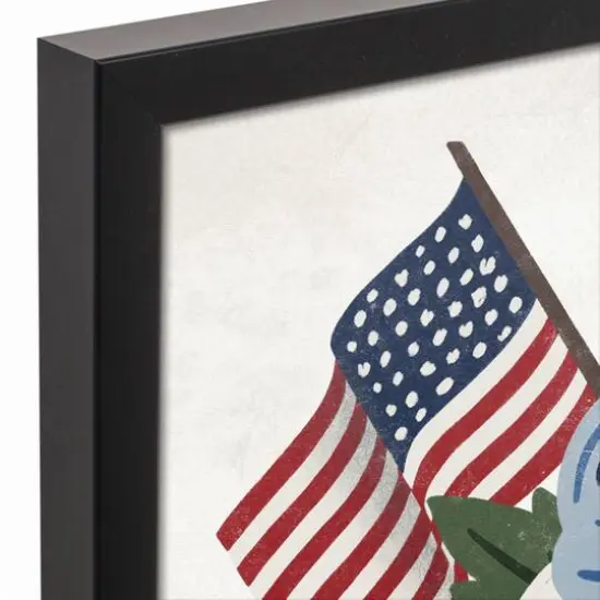 American Bouquet Black Framed Canvas {4}