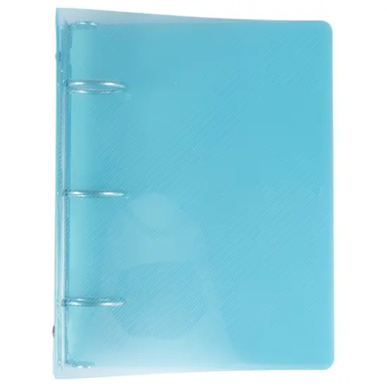 JAM Paper 1.5" Glass Twill Plastic Mini Binders, 6ct. {4}