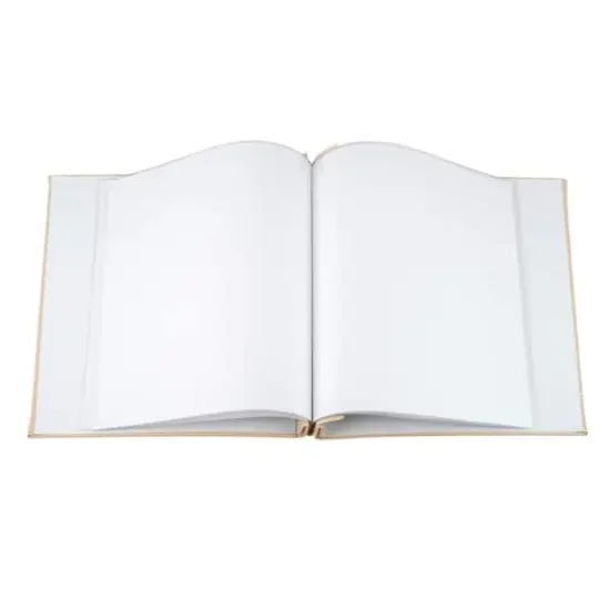 8.5" x 11" Faux Leather Scrapbook Album by Recollections&trade; Cream {3}
