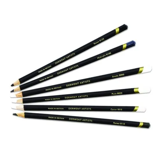 Derwent&reg; Artists Black & White 6 Pencil Tin Set {5}