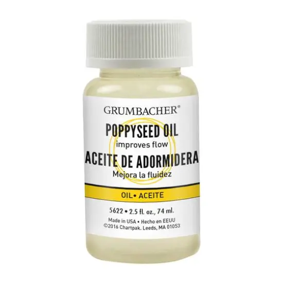 Grumbacher&reg; Poppyseed Oil, 2.5oz. {1}