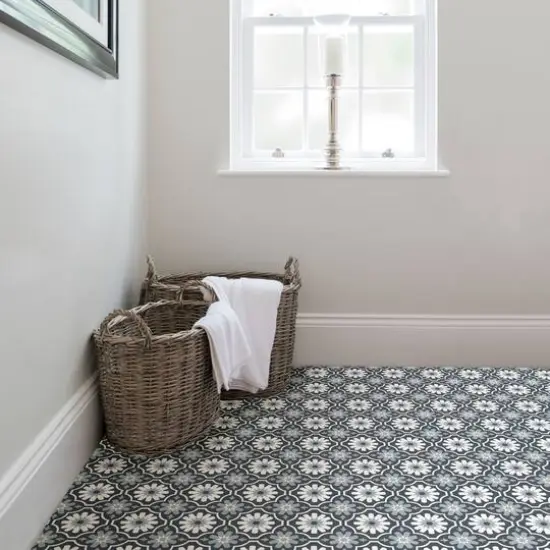 FloorPops Sevilla Peel & Stick Floor Tiles {7}