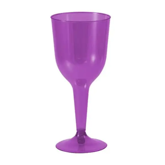 JAM Paper 10oz. Plastic Wine Glasses, 20ct. Purple {1}