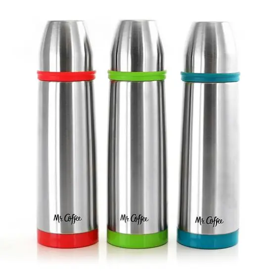 Mr. Coffee Altona 27oz. Stainless Steel Thermal Travel Bottles Set {9}