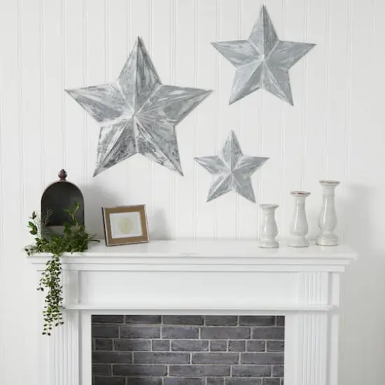Farmhouse Stars Wall Decoration Set {4}