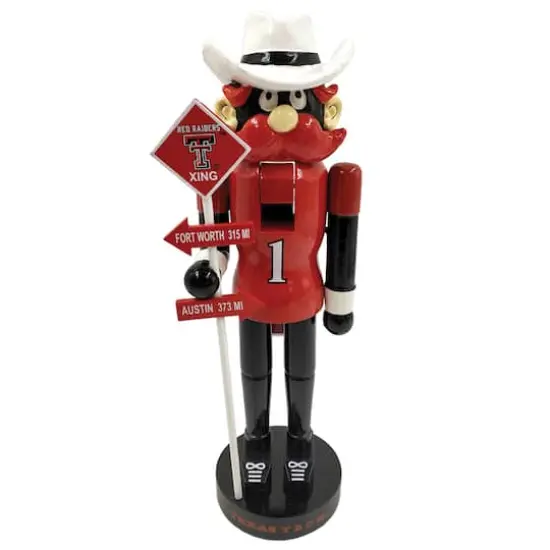 Santa's Workshop 12" Texas Tech Rivalry Nutcracker {1}