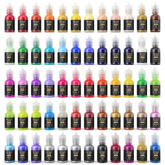 Arteza&reg; 60 Color 3D Fabric Paint Set {3}