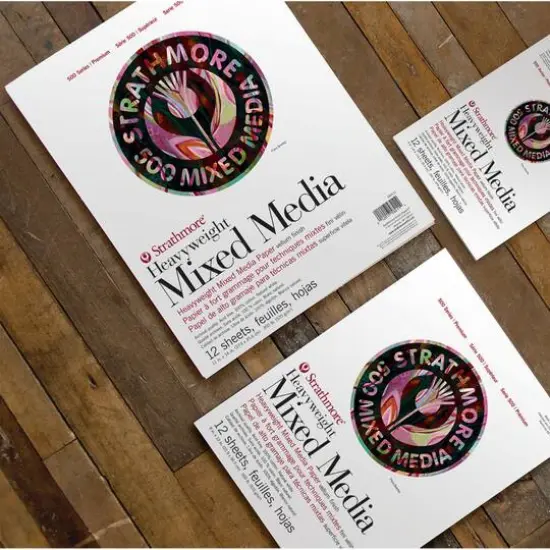 Strathmore&reg; 500 Series Heavyweight Mixed Media Paper Pad {3}