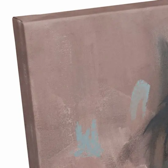 Horse on Red Canvas Wall Art {4}