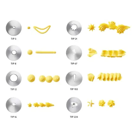 Wilton&trade; 9-Piece Starter Decorating & Piping Tip Set {4}