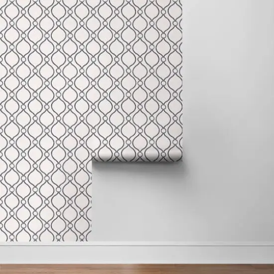 Surface Style Curveball Peel & Stick Wallpaper Noir {10}