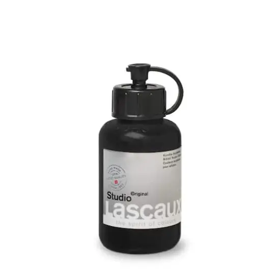 Lascaux Studio Acrylic Paint, 85mL 973 Carbon Black {1}