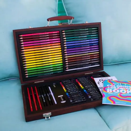 Art 101 Draw & Color Wood Art Set {5}