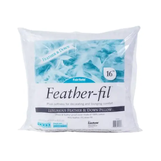 Feather-fil&reg; Luxurious Feather & Down Pillow Insert, 16" x 16" {1}