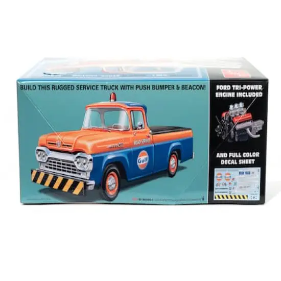 AMT® 1960 Ford F-100 Pickup with Trailer 1:25 Scale Model Kit {4}