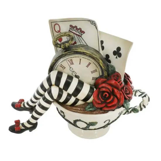 7.5" Wonderland Tea Cup with Legs Tabletop D&eacute;cor by Ashland&reg; {3}