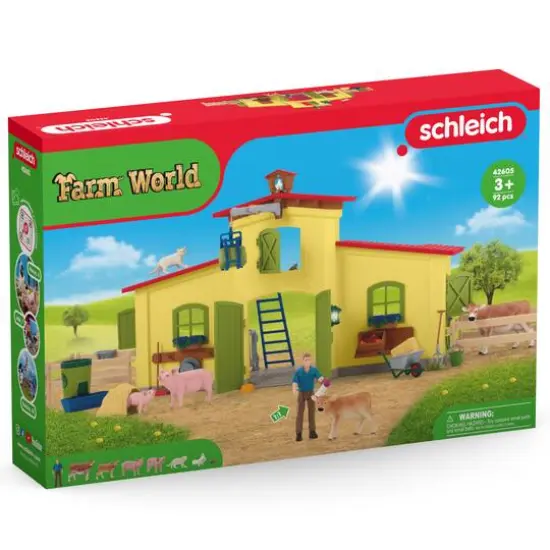 Schleich Farm World Yellow Large Farm Playset {3}