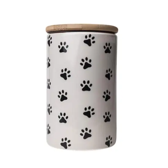 Park Life Designs Pawz Treat Jar Gray {1}