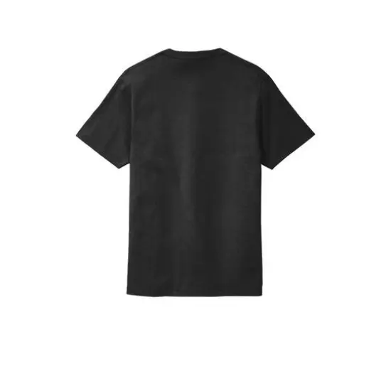 Port & Company&reg; Bouncer Pocket T-Shirt Deep Black {4}
